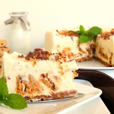 Creamy, Cookie Bear Chocolate Chippie Cheesecake