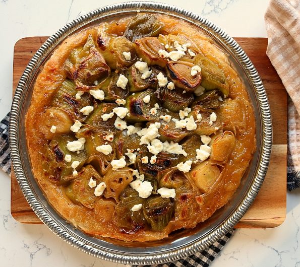 Leek Tarte Tatin