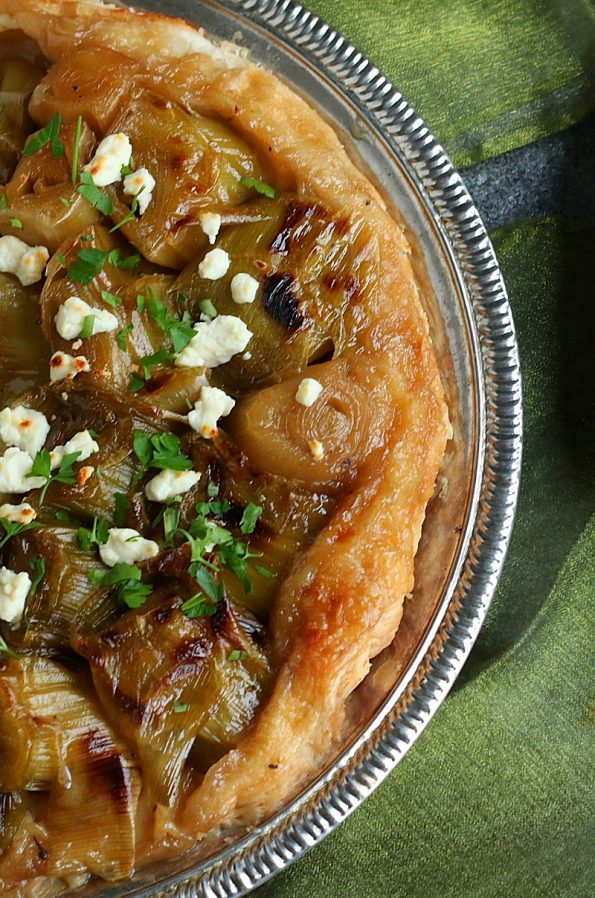 Leek Tarte Tatin