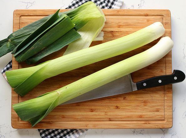 Leek Tarte Tatin