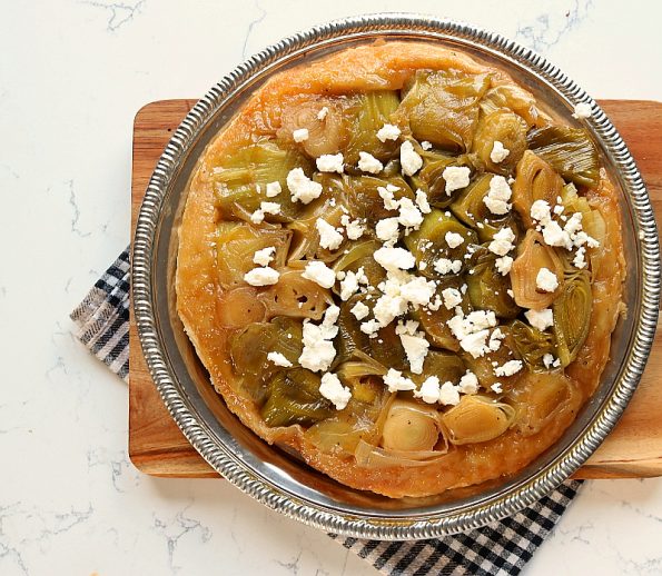 Leek Tarte Tatin