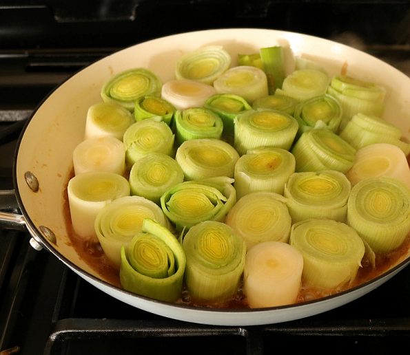 Leek Tarte Tatin