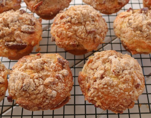 feijoa & banana muffins