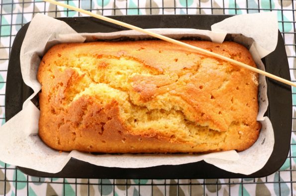 lemon & coconut syrup loaf