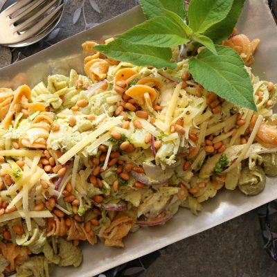 Chicken, Basil Pesto & Pine Nut, Pasta Salad