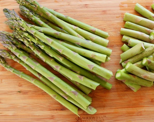 Chargrilled Asparagus under a Parmesan Crumb