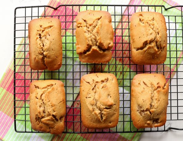 Baby, Feijoa & Crispy Walnut Gingerbread Loaves