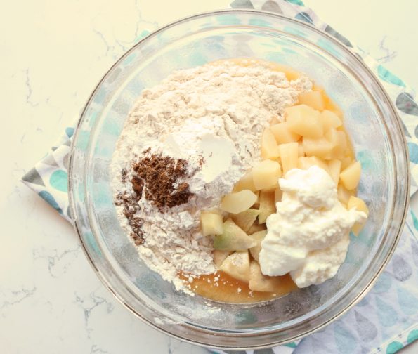 Spiced, Feijoa & Pear Muffins