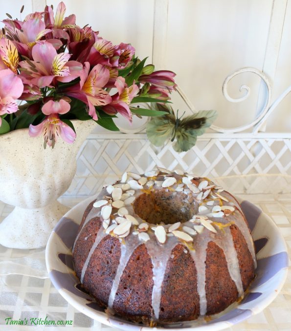 orange & poppyseed syrup cake