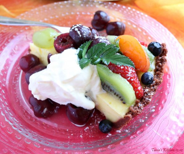 summer fresh fruit tart