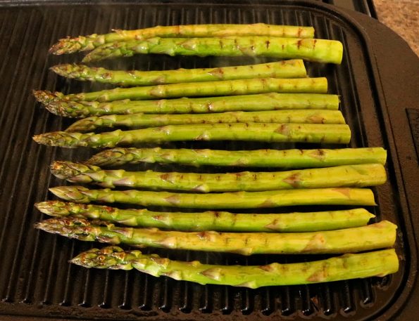 Chargrilled Asparagus under a Parmesan Crumb