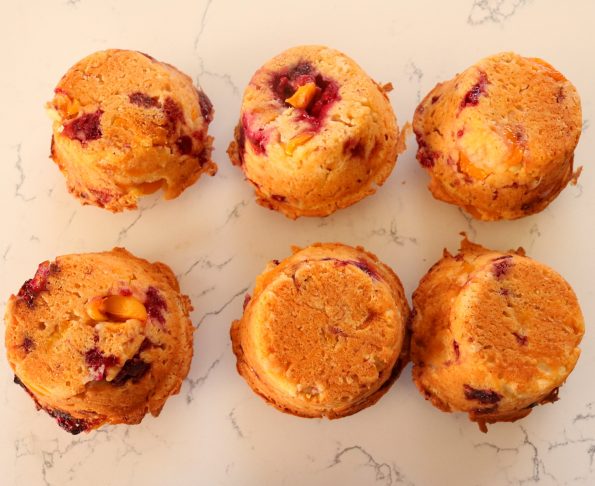 Peach & Raspberry Muffins