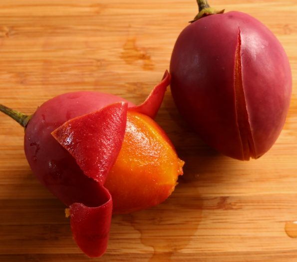 tamarillo upside down muffins