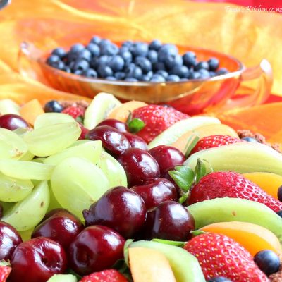 summer fresh fruit flan