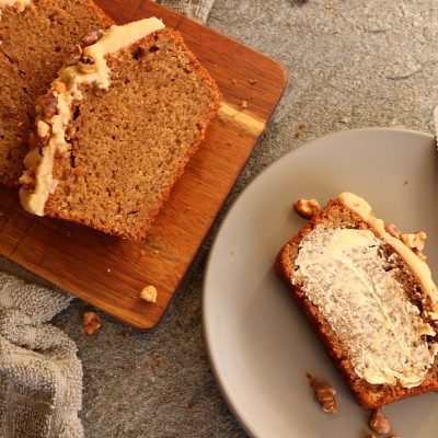 coffee caramel loaf