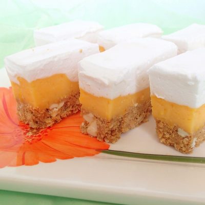 Grapefruit Marshmallow Slice