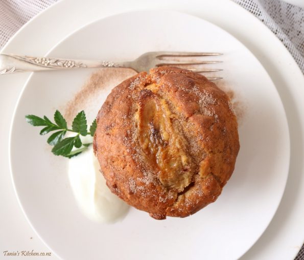 feijoa & banana muffins