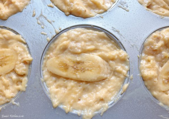 feijoa & banana muffins