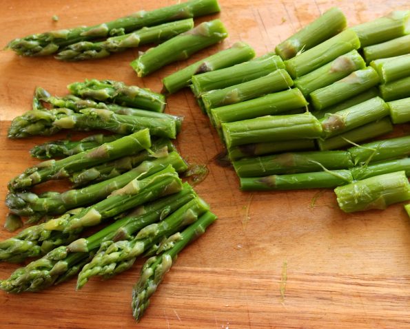 asparagus filo tart