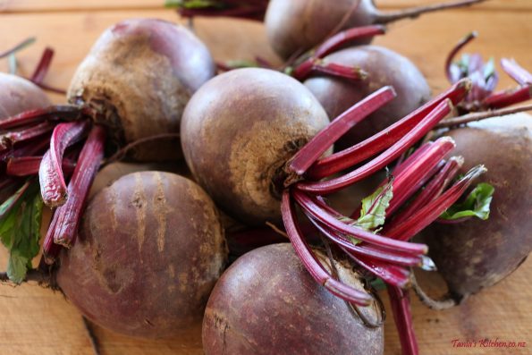 roast beetroot & potato horseradish salad