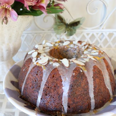 orange & poppyseed syrup cake