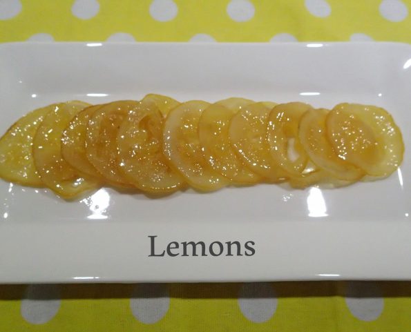 candied citris slices