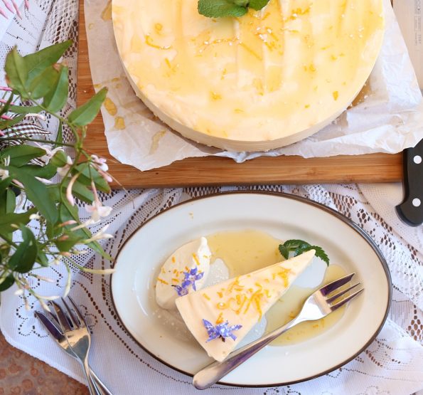 Lemon, Honey Cheesecake