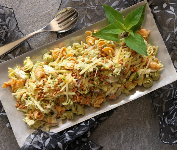 Chicken, Basil Pesto & Pine Nut, Pasta Salad