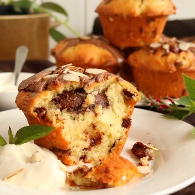 Chunky, Chocolate Muffins