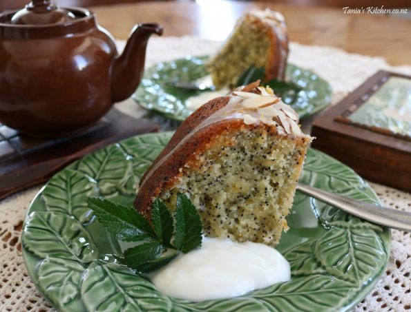 orange & poppyseed syrup cake