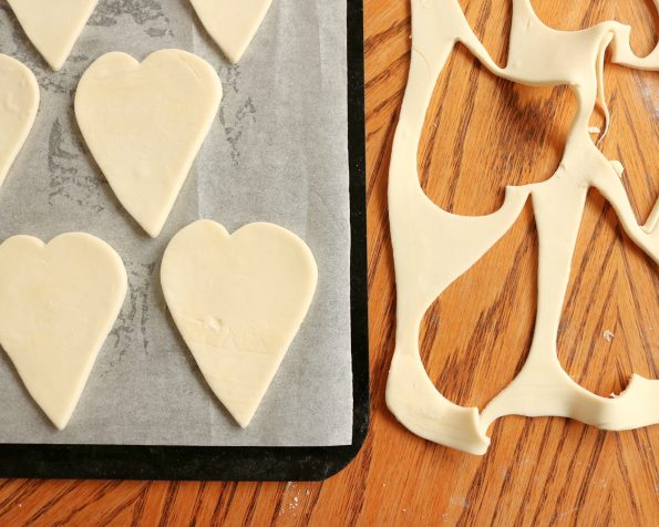 raspberry puff hearts