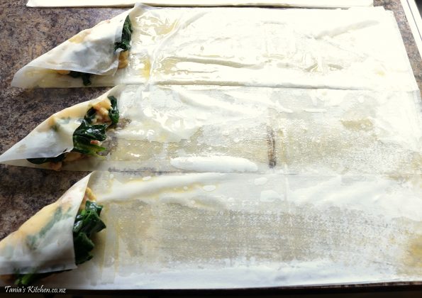 Chorizo & Prawn Spanakopita