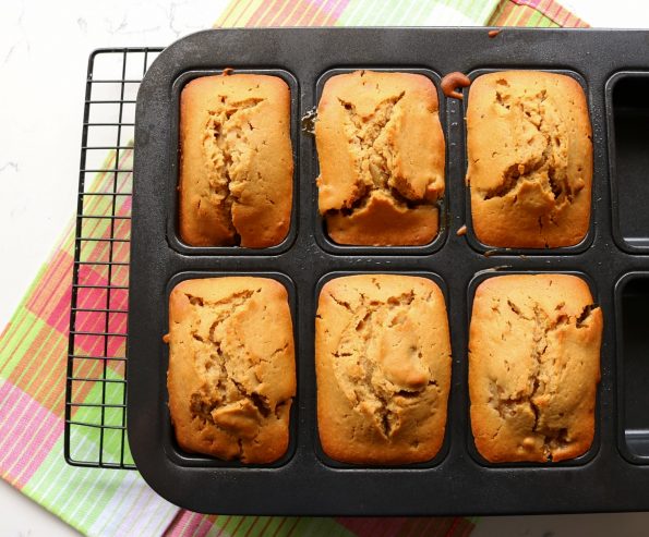 Baby, Feijoa & Crispy Walnut Gingerbread Loaves