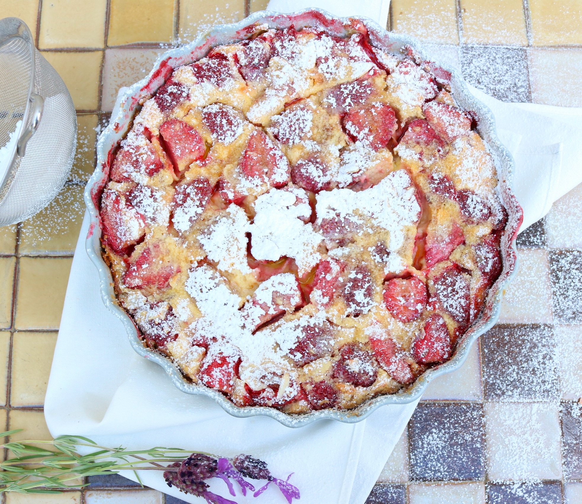 Strawberry & Almond Clafoutis