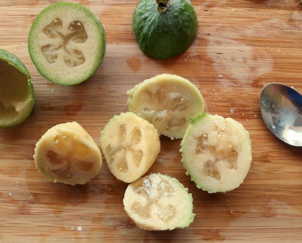 Spiced, Feijoa & Pear Muffins