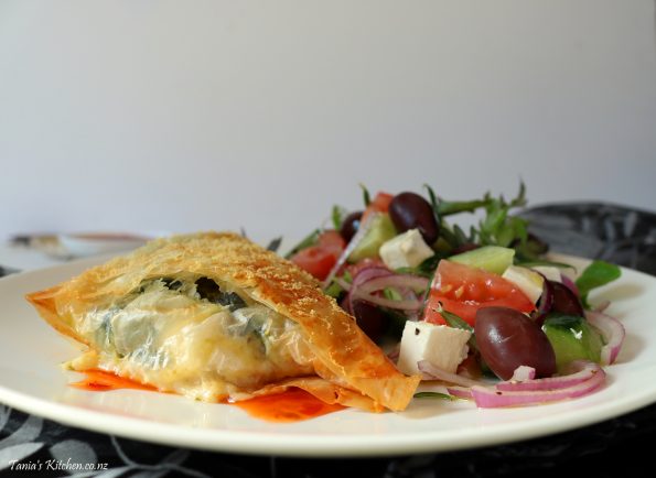 Chorizo & Prawn Spanakopita