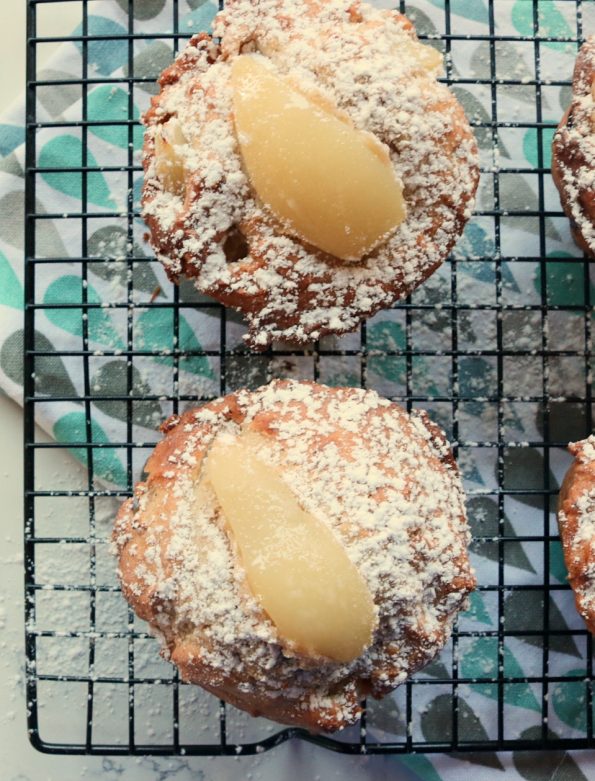 Spiced, Feijoa & Pear Muffins