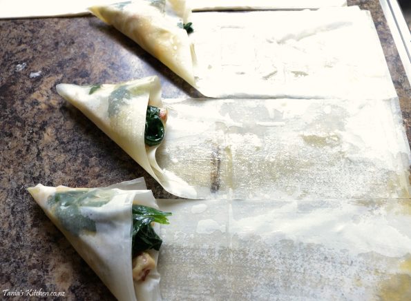 Chorizo & Prawn Spanakopita