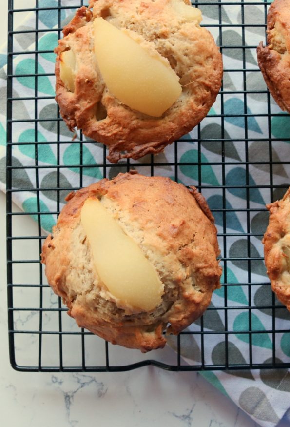 Spiced, Feijoa & Pear Muffins